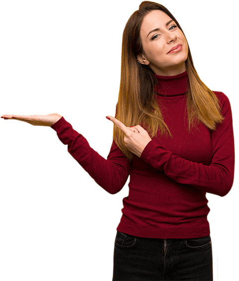 Femme dans site web pour Bars