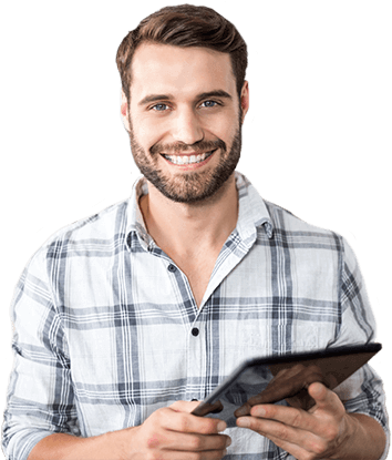 Homme dans site web pour Bars